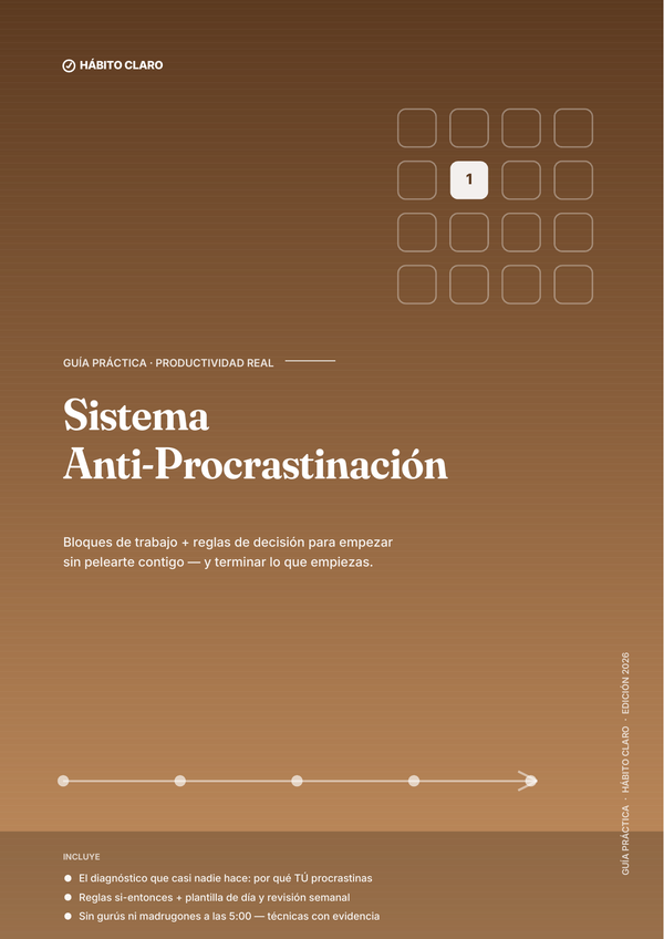 Portada de guía Hábito Claro