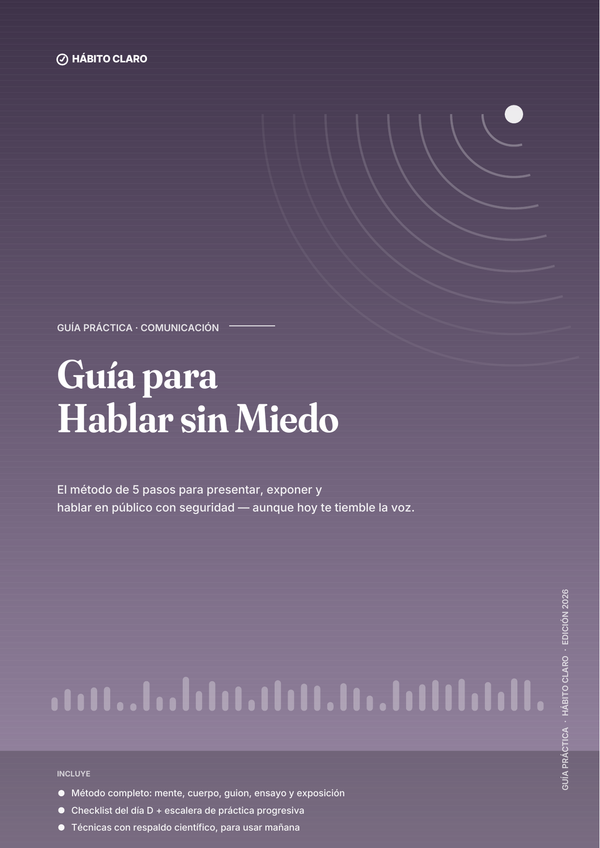Portada de guía Hábito Claro